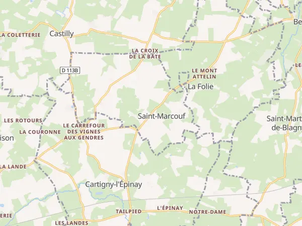 Plan de Saint-Marcouf