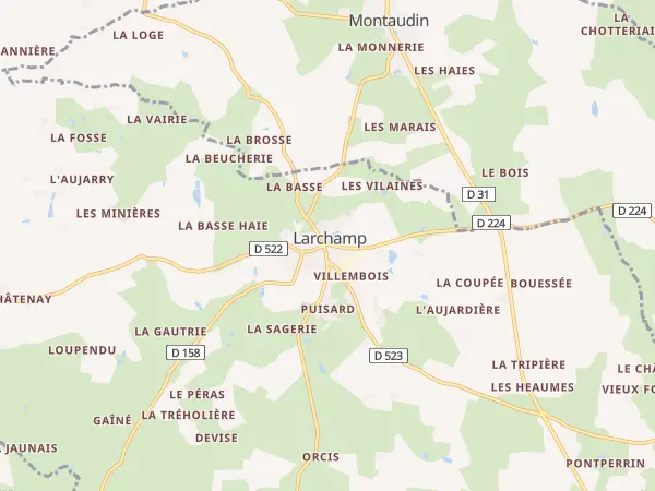 Plan de Larchamp