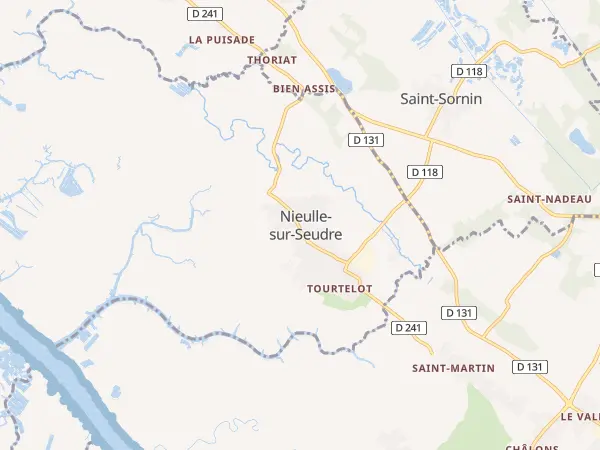 Plan de Nieulle-sur-Seudre