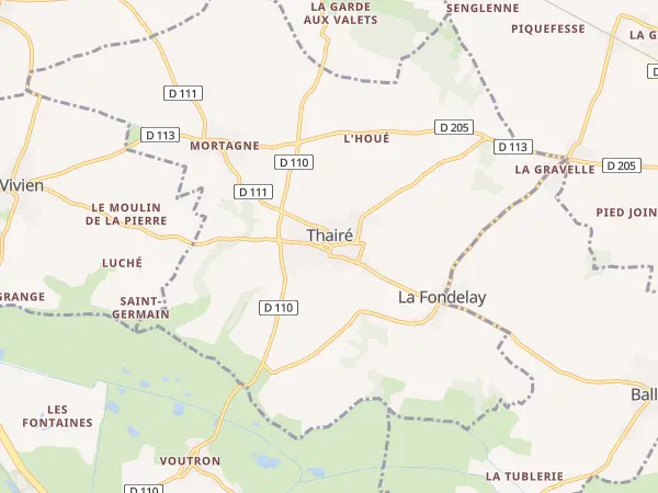 Plan de Thairé