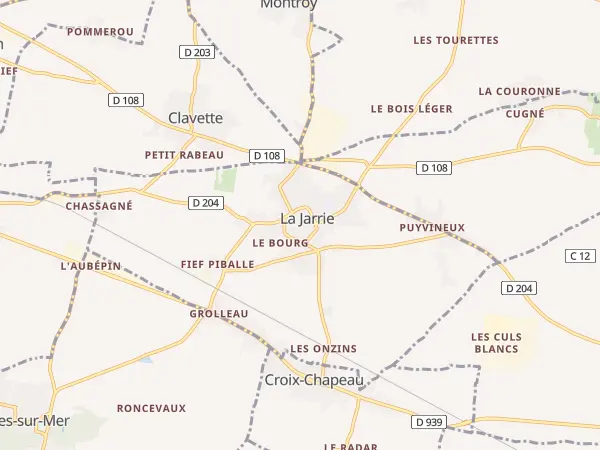 Plan de La Jarrie