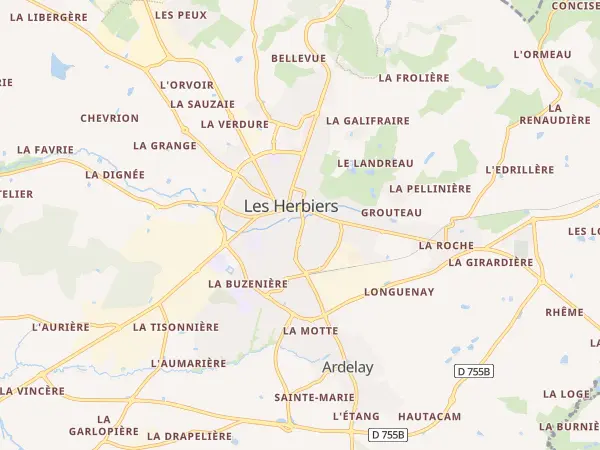 Plan des Herbiers