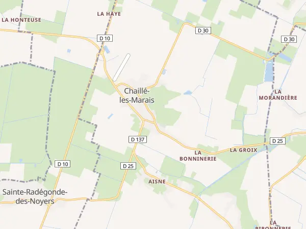 Plan de Chaillé-les-Marais