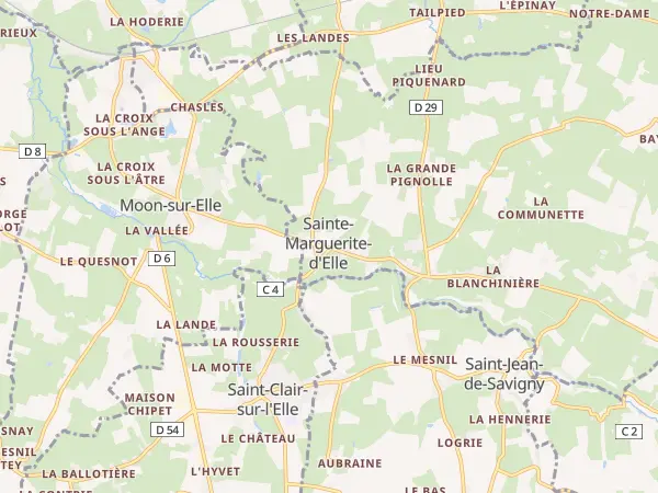 Plan de Sainte-Marguerite-d’Elle