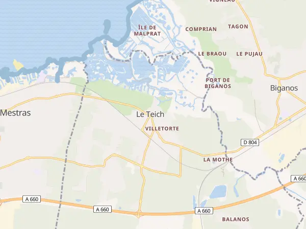 Plan du Teich