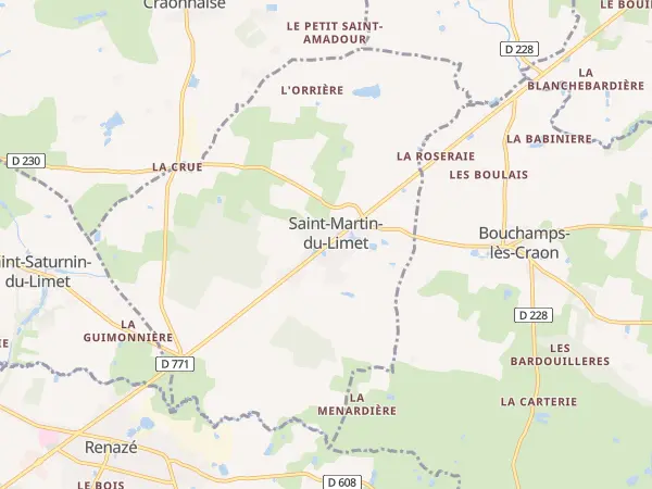 Plan de Saint-Martin-du-Limet