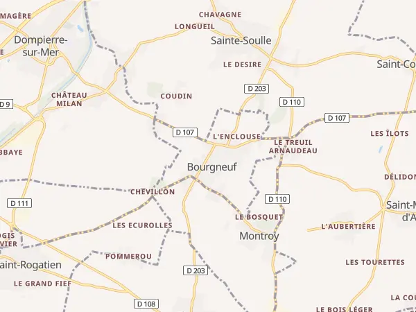 Plan de Bourgneuf