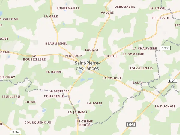 Plan de Saint-Pierre-des-Landes