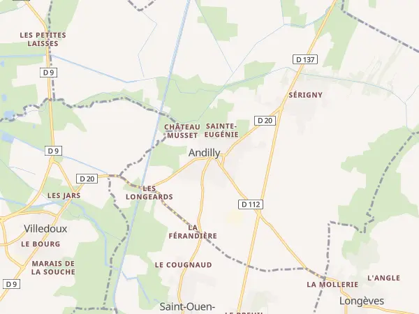 Plan de Andilly