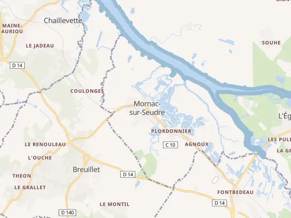 Plan de Mornac-sur-Seudre