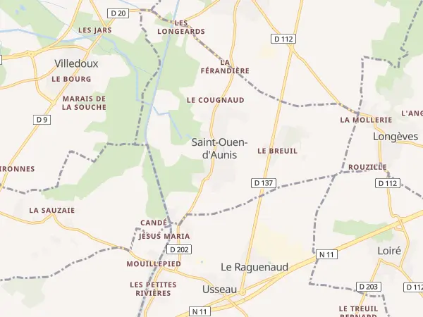 Plan de Saint-Ouen-d’Aunis