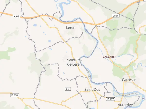 Plan de Saint-Pé-de-Léren