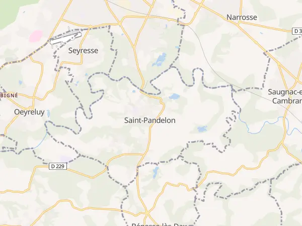 Plan de Saint-Pandelon