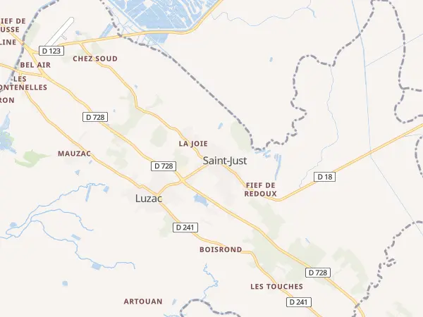 Plan de Saint-Just-Luzac