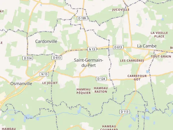 Plan de Saint-Germain-du-Pert