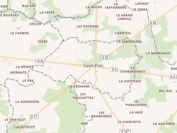 Plan de Saint-Poix