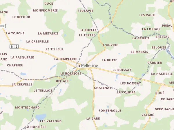 Plan de La Pellerine