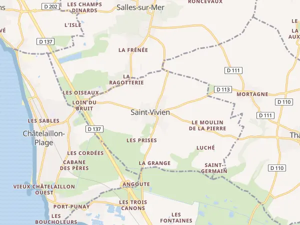 Plan de Saint-Vivien