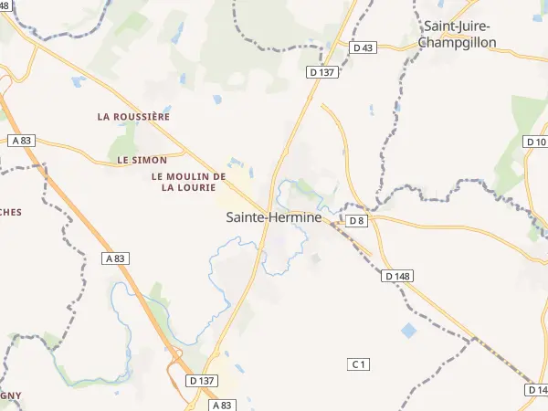 Plan de Saint-Jean-d’Hermine