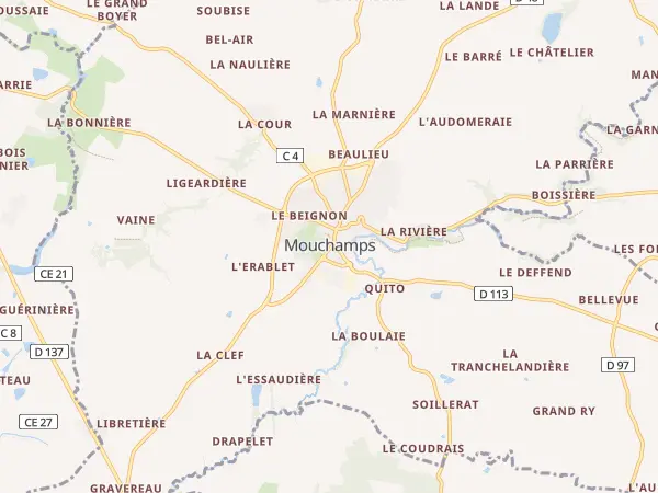 Plan de Mouchamps
