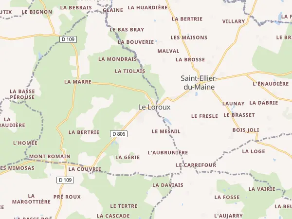 Plan du Loroux
