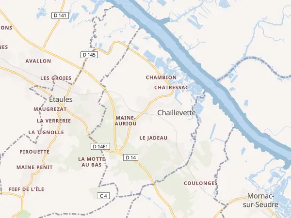 Plan de Chaillevette