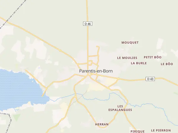 Plan de Parentis-en-Born
