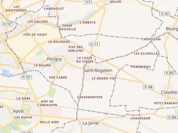 Plan de Saint-Rogatien