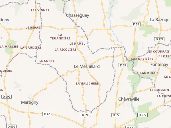Plan du Mesnillard