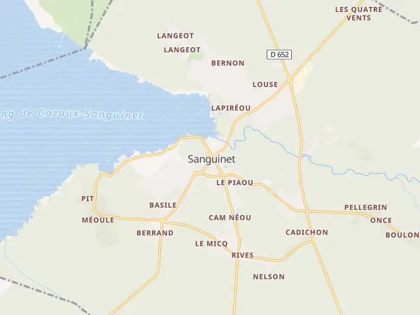 Plan de Sanguinet