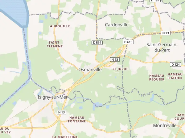Plan de Osmanville