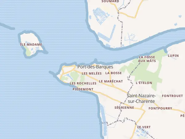 Plan de Port-des-Barques