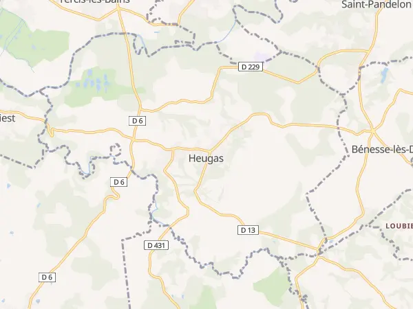 Plan de Heugas