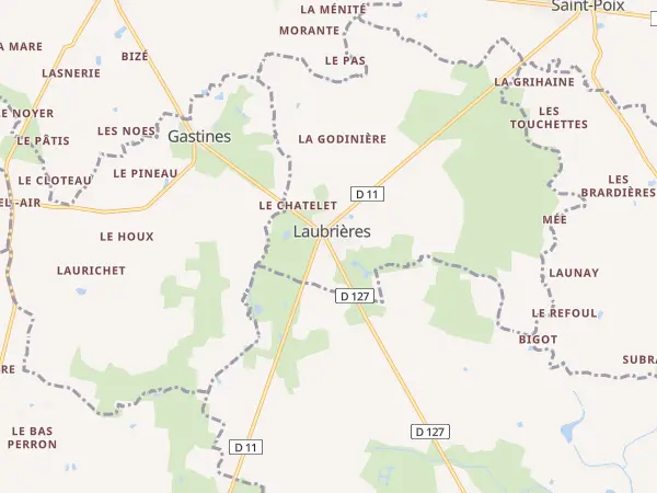Plan de Laubrières
