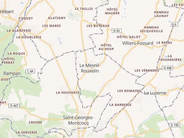 Plan du Mesnil-Rouxelin