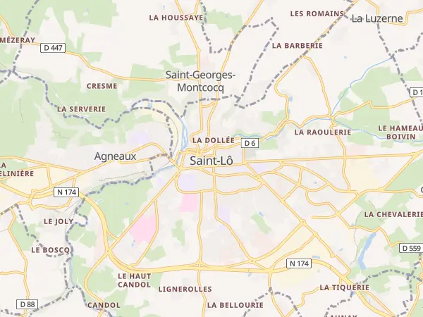 Plan de Saint-Lô