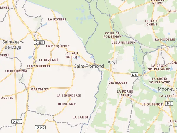 Plan de Saint-Fromond