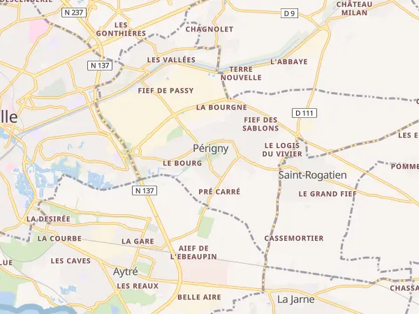 Plan de Périgny
