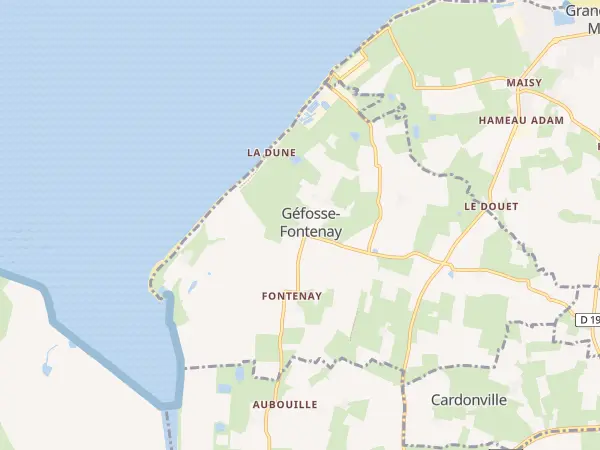 Plan de Géfosse-Fontenay