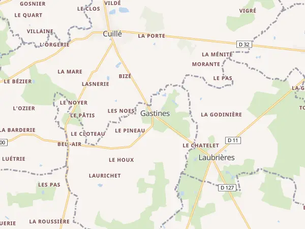 Plan de Gastines