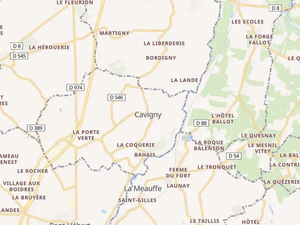 Plan de Cavigny