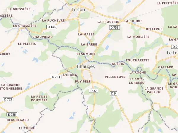 Plan de Tiffauges