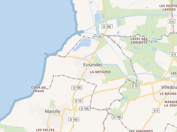 Plan de Esnandes