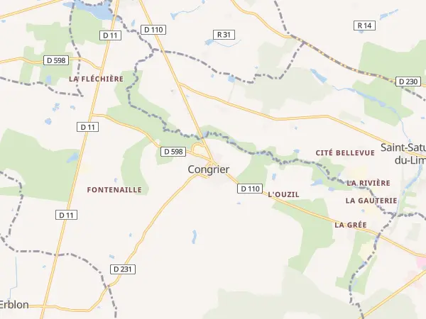 Plan de Congrier