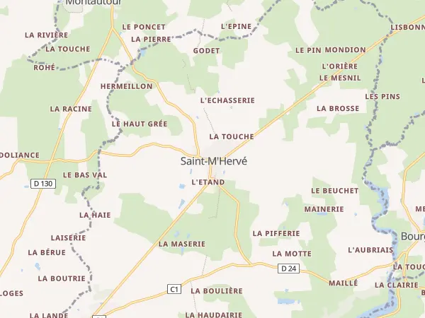 Plan de Saint-M’Hervé