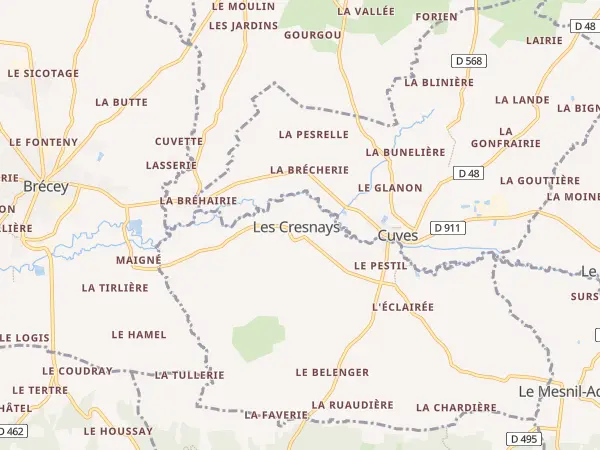 Plan des Cresnays