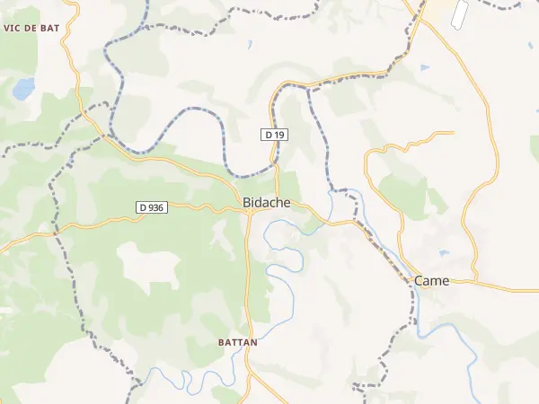 Plan de Bidache