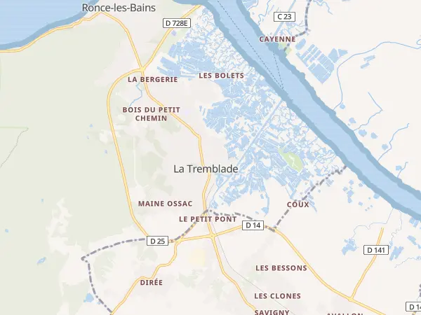 Plan de La Tremblade
