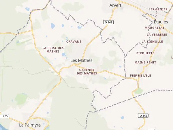 Plan des Mathes
