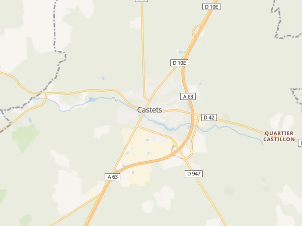 Plan de Castets